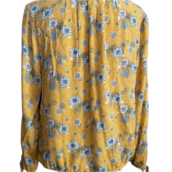 Lucky Brand Floral Yellow Top - Large NWT - Picture 2 of 5